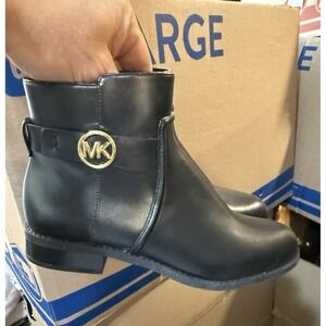 Michael Kors Boots Ankle Side-Zip Booties Shoes WOMENS 7 Black